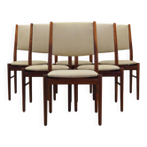 6 chaises danoises en acajou par Skovby Møbe, années 1970