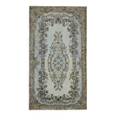 Tapis vintage en laine surteinte sculpté à la main 169 cm x 288 cm