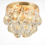 Small Murano glass ceiling pendant in the shape of a drop by C.Palme, Germany, 1970s.