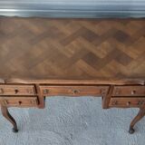 Minister's desk in Louis XV marquetry style