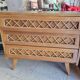 Commode rotin de 1970