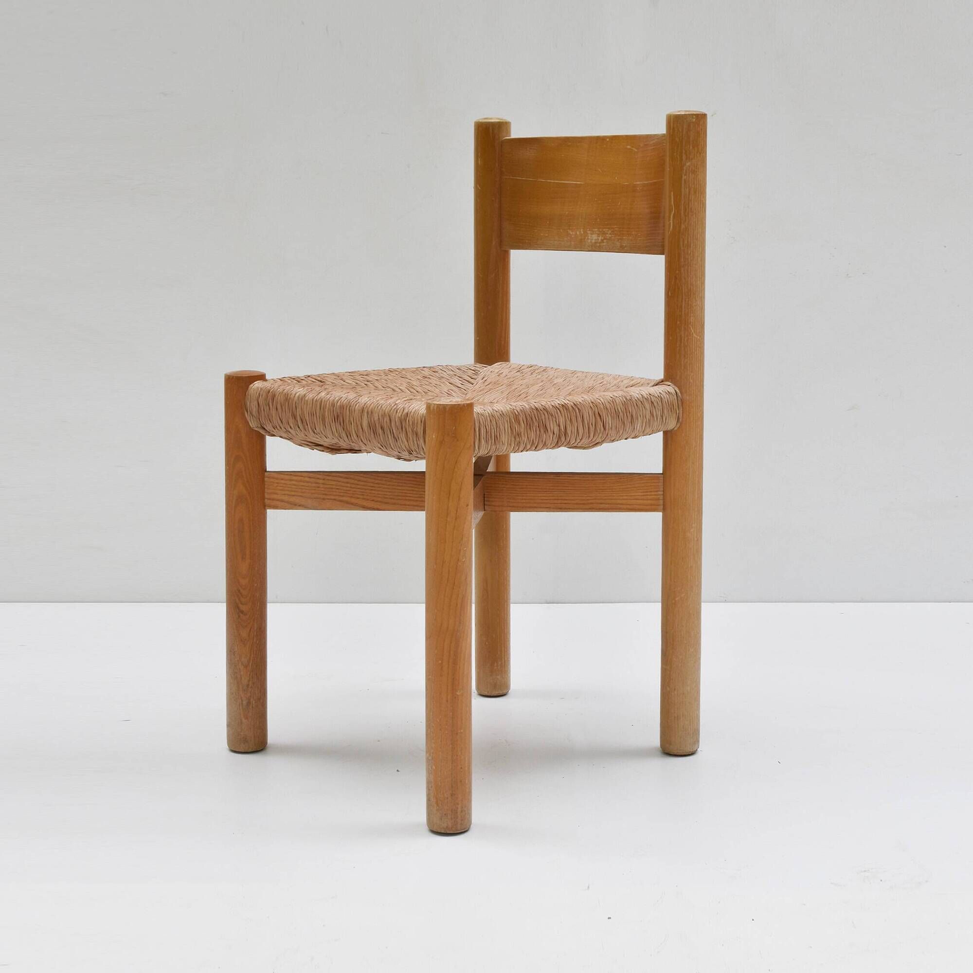 Charlotte Perriand Meribel Chaise edition Sentou 1960s