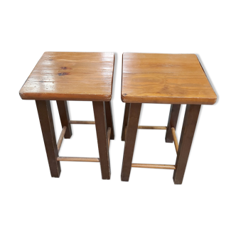 Paire de tabourets