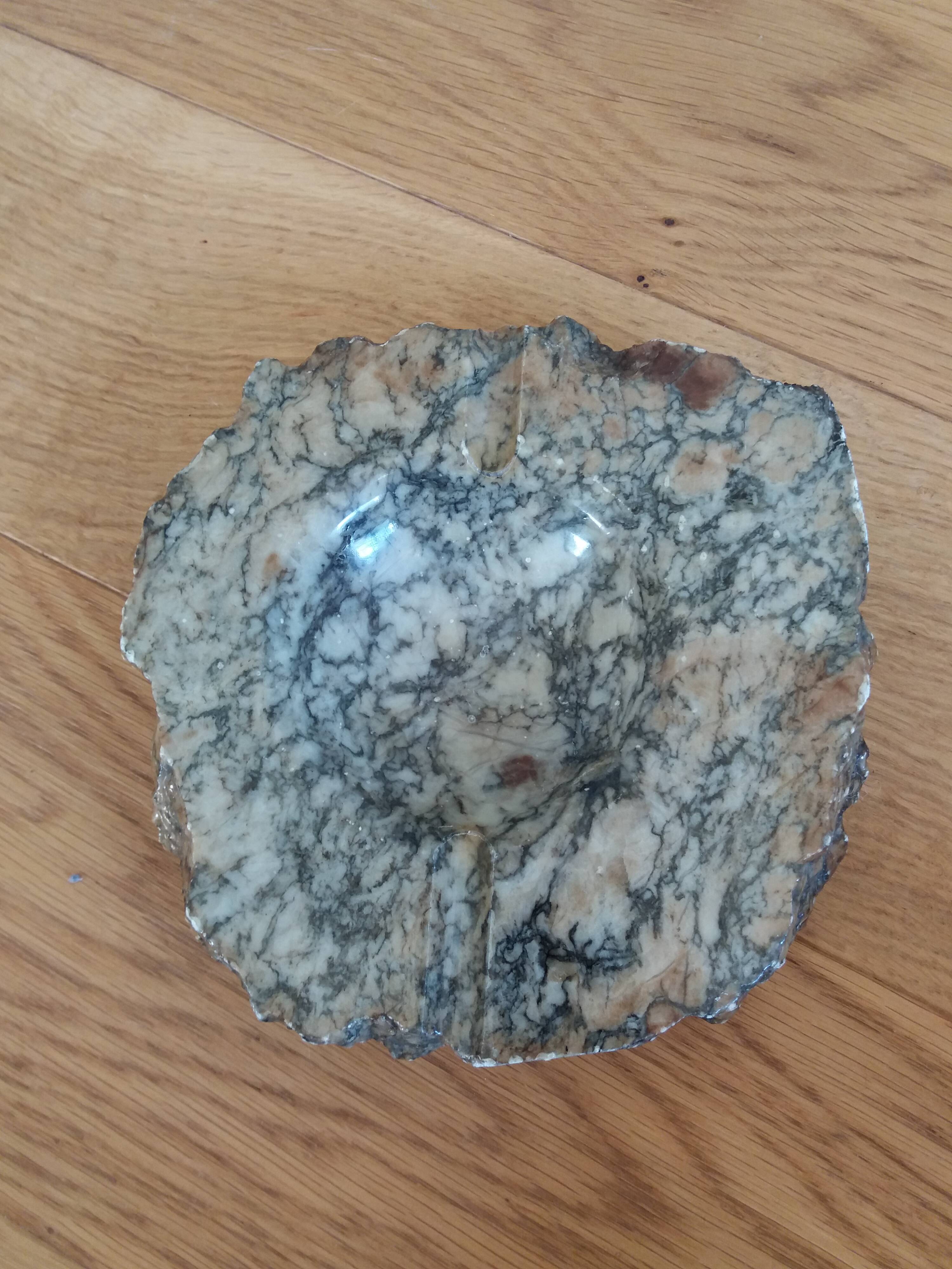 Romano Bianchi alabaster ashtray Italy