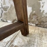 Solid walnut bench 230 cm