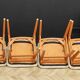 Set of 8 mid century dining table chairs vintage