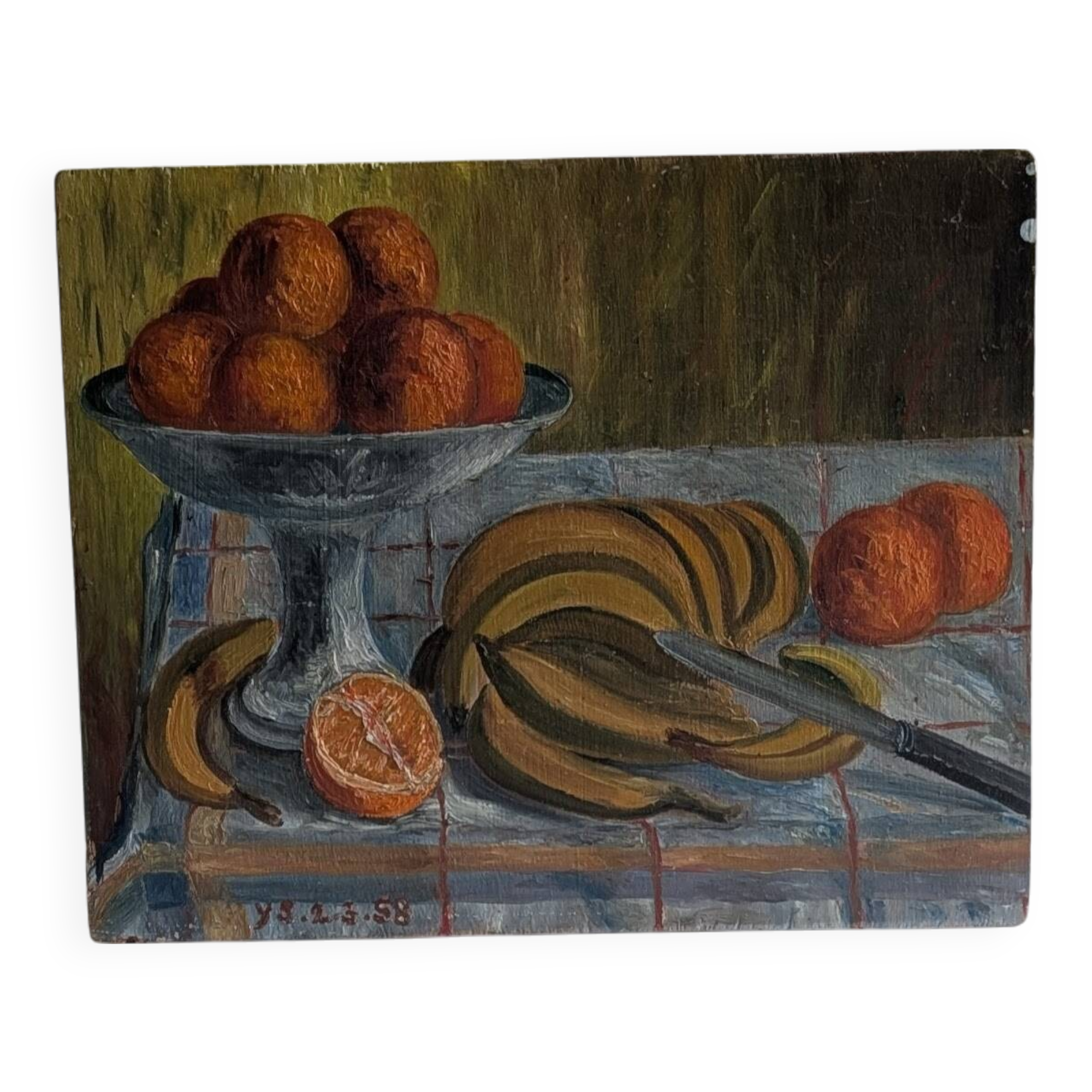 Still life on wood
