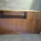 Meuble vinyles et enceintes 1960 scandinave teck
