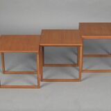 Pull out tables by Kai Kristiansen for Vildbjerg Møbelfabrik, 1960