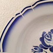 Ancienne Assiette Creuse Badonviller Vintage