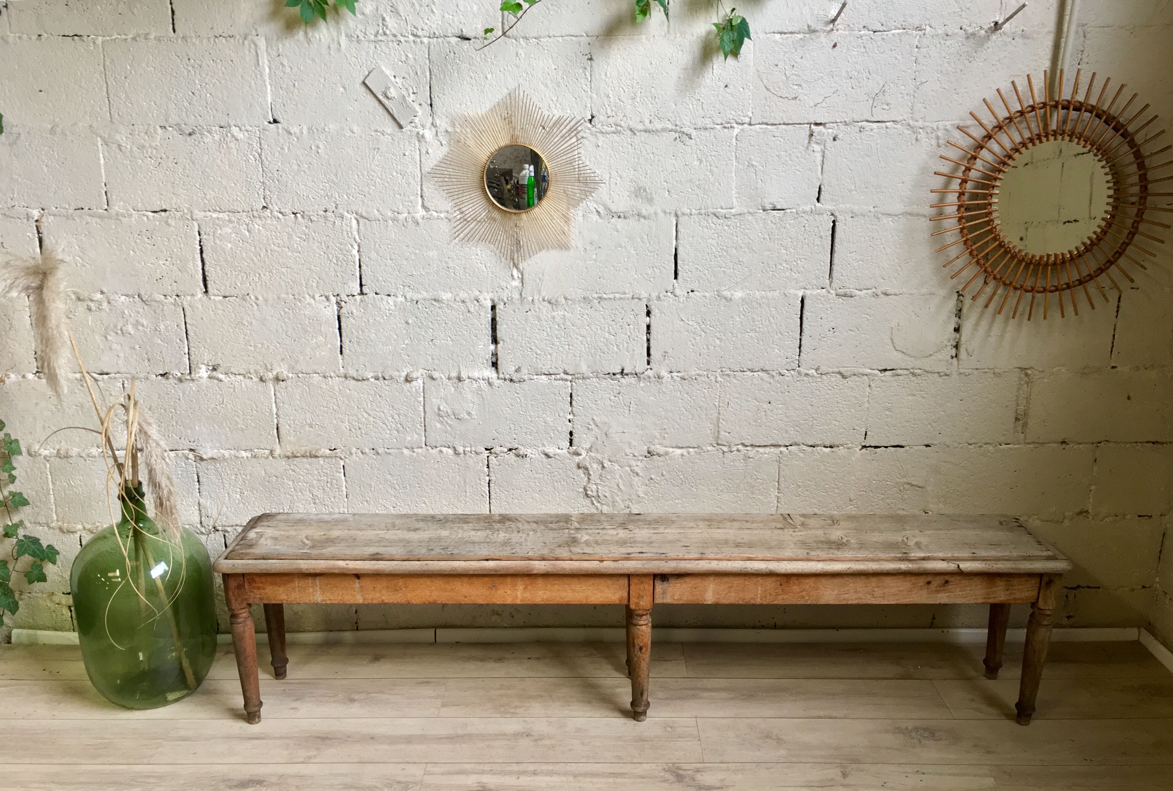 Former oak bench, 1900