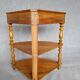 Mid-19th century walnut corner cabinet