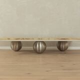 Onyx Coffee Table with Round Feet