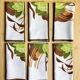 6 vintage / 70s napkins