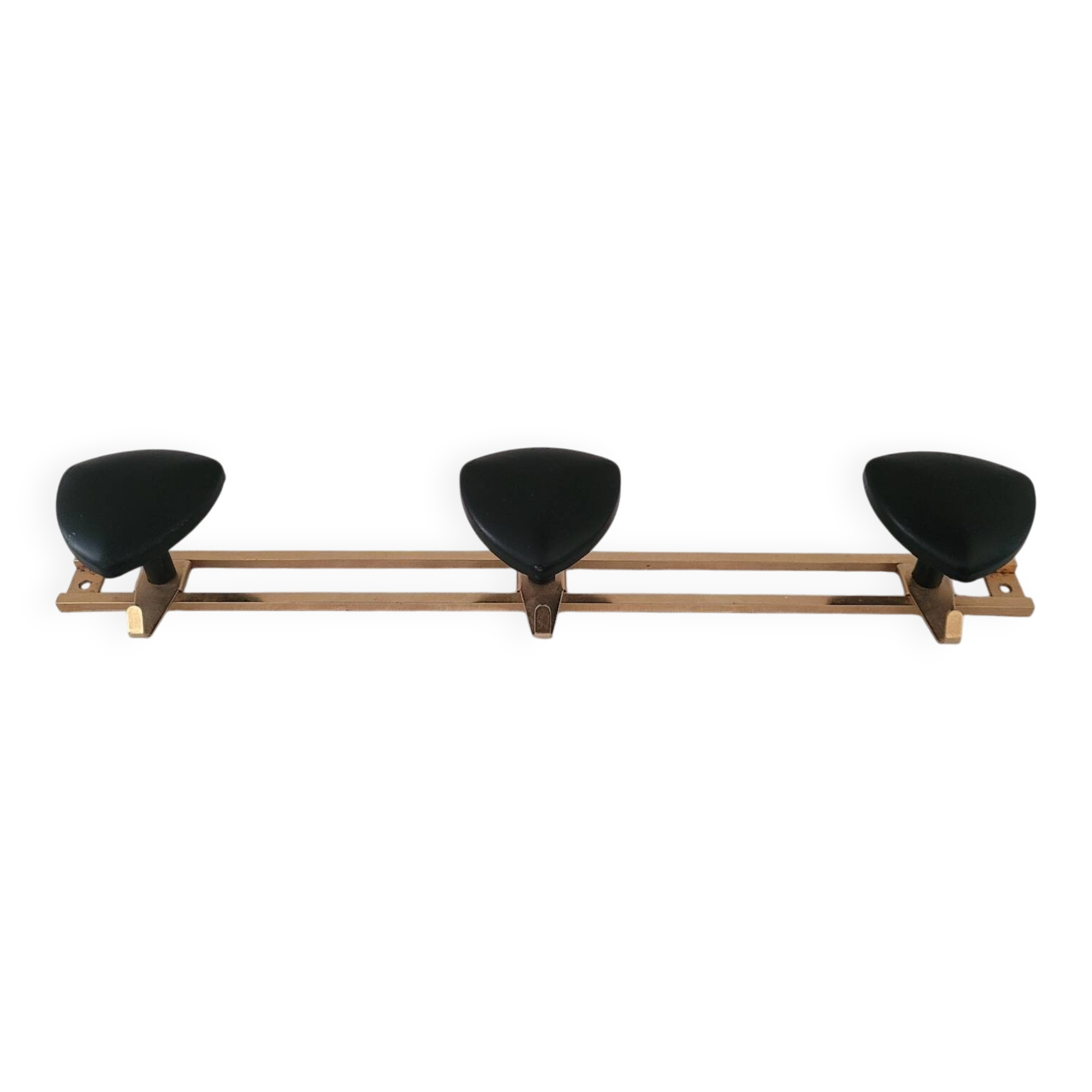 Vintage Style Atomic Design Coat Rack 3 Hooks – Circa 1955
