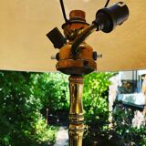 Brass bamboo lamppost
