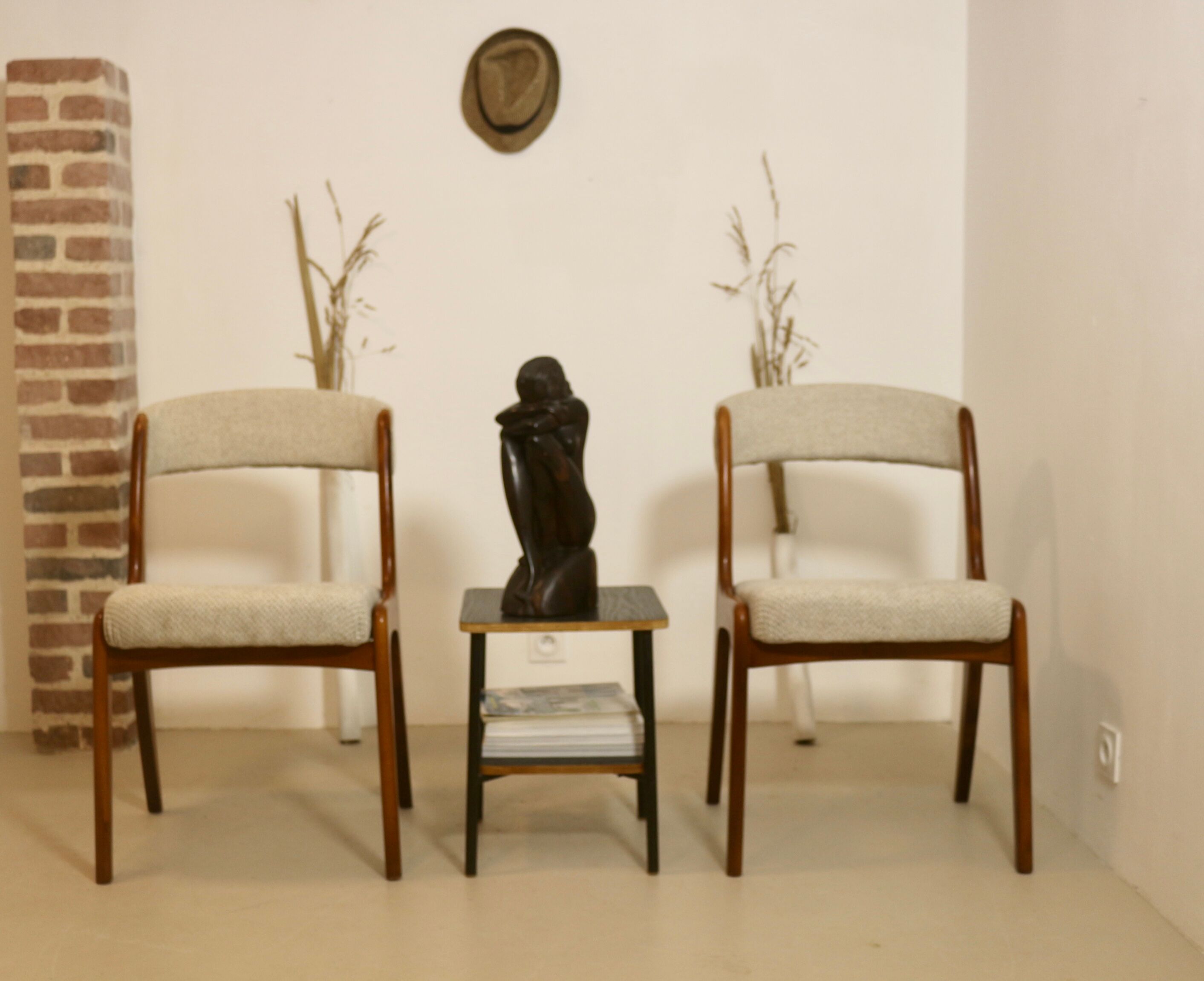 Pair of chairs gondola Baumann year 60