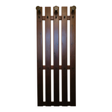Mid century wall mounted coat and hat rack, 1960s