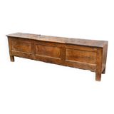 Wooden chest bench, 18th century
