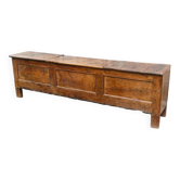 Wooden chest bench, 18th century