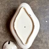 HB & Cie brown ironstone gravy boat with lid