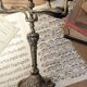 Late 19th century bronze candlestick