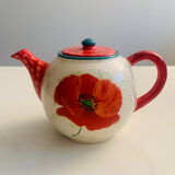 Lunéville porcelain coffee/tea service - "Poppy" collection