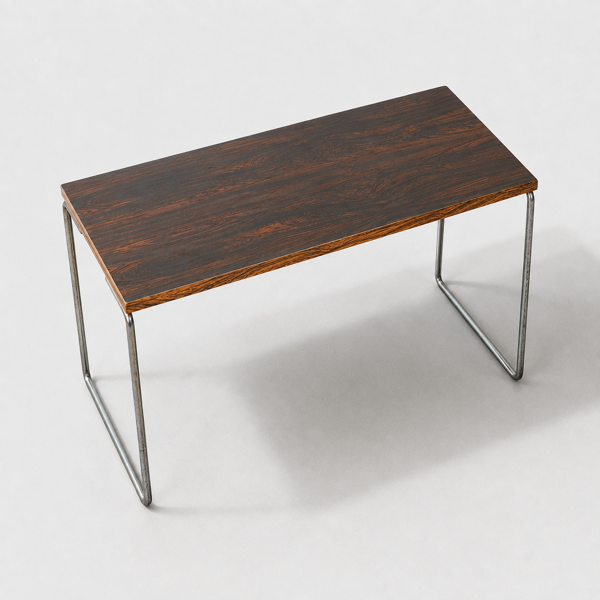 Table d'appoint en palissandre vintage / table basse des années 1960