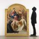 Religious subject, oil on canvas, Italy 17th-18th century