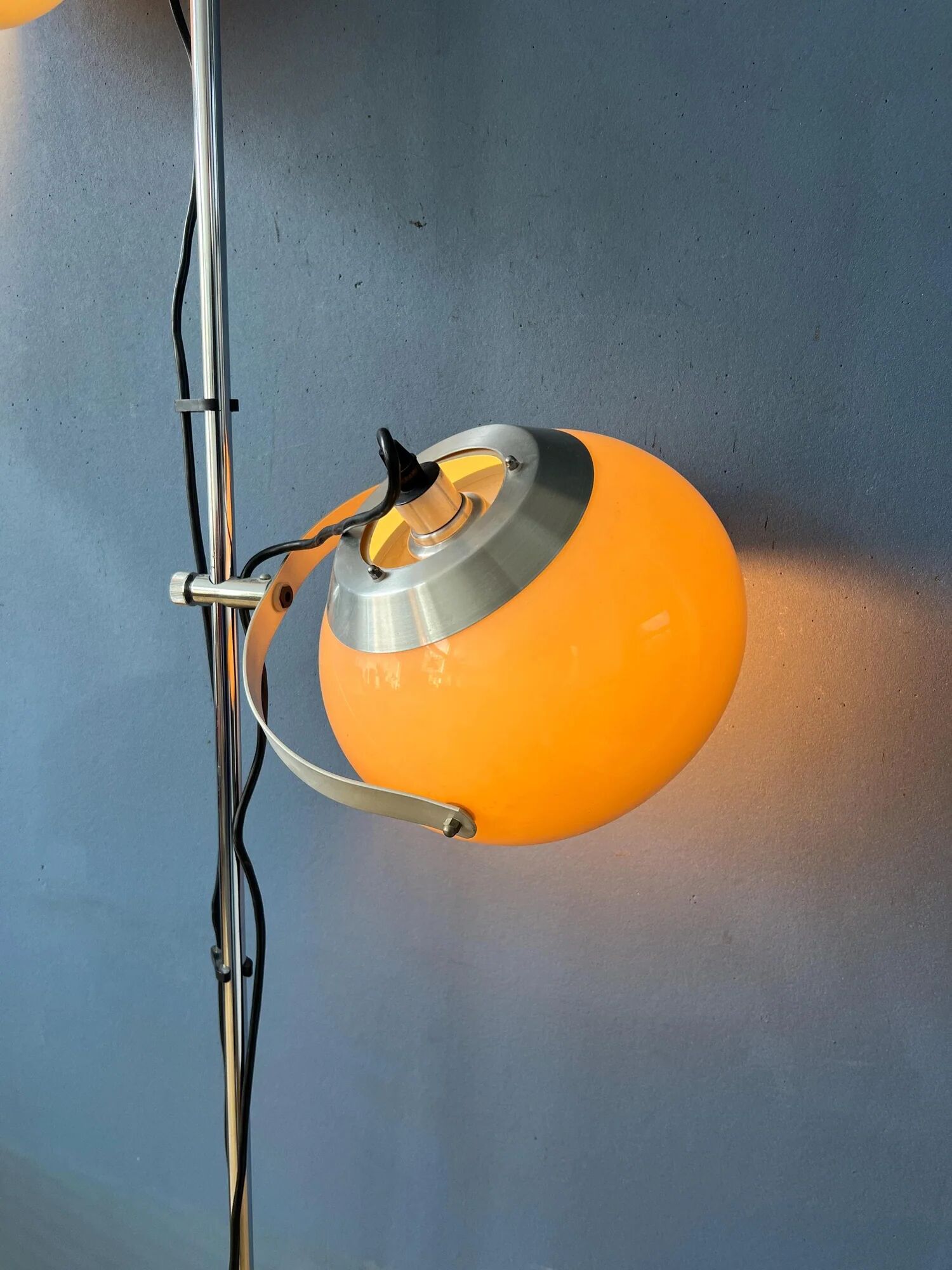Mid-century space age mushroom floor lamp by Hala
