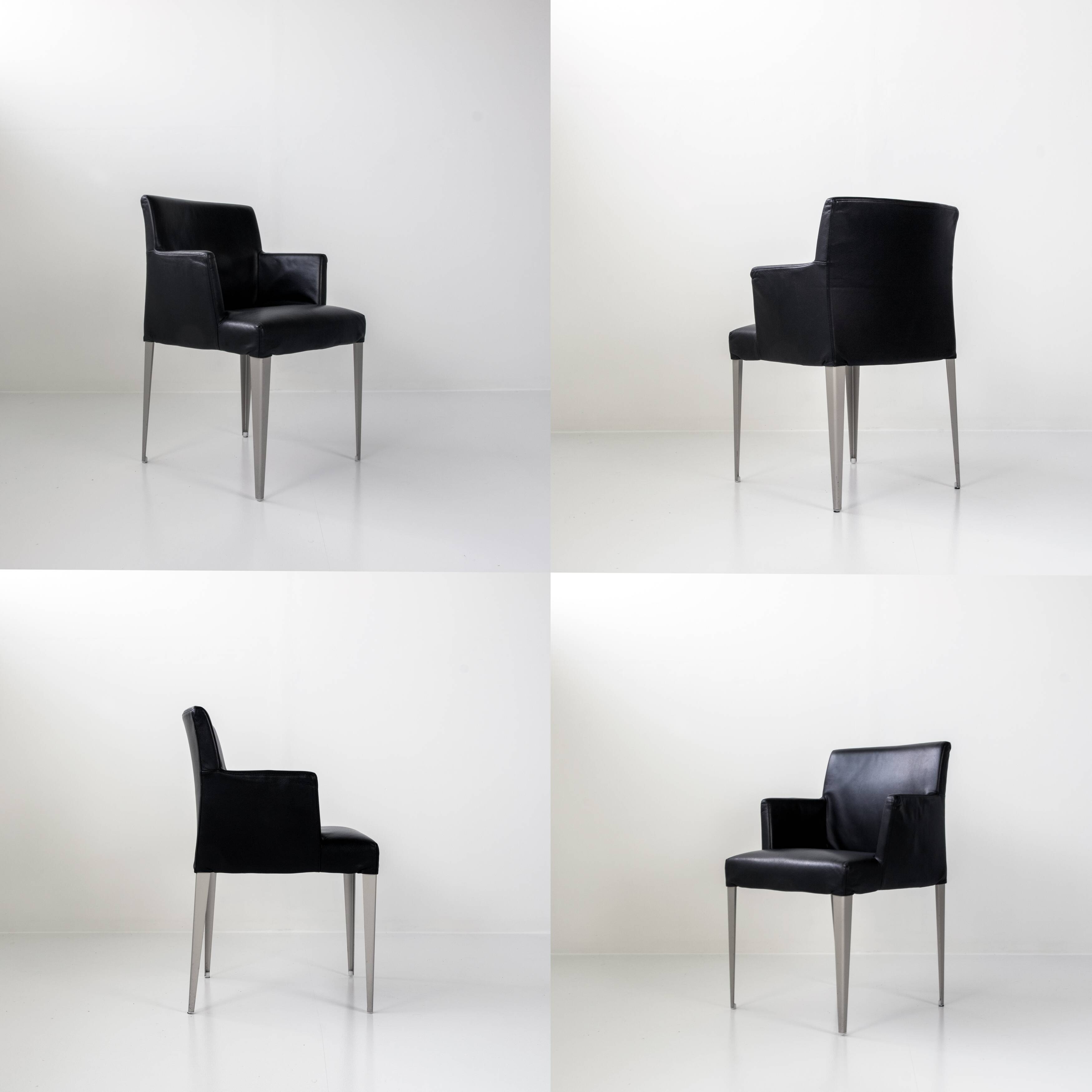 2x B&B Italia Melandra dining chairs by Antonia Citterio