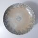 Iron earth plate on foot compote bowl Boulenger Choisy le Roi