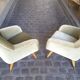 Together chairs Danish club 50 years Organic Green soft iced