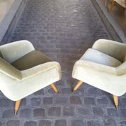 Together chairs Danish club 50 years Organic Green soft iced