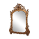 19th-century mirror 132 x 90