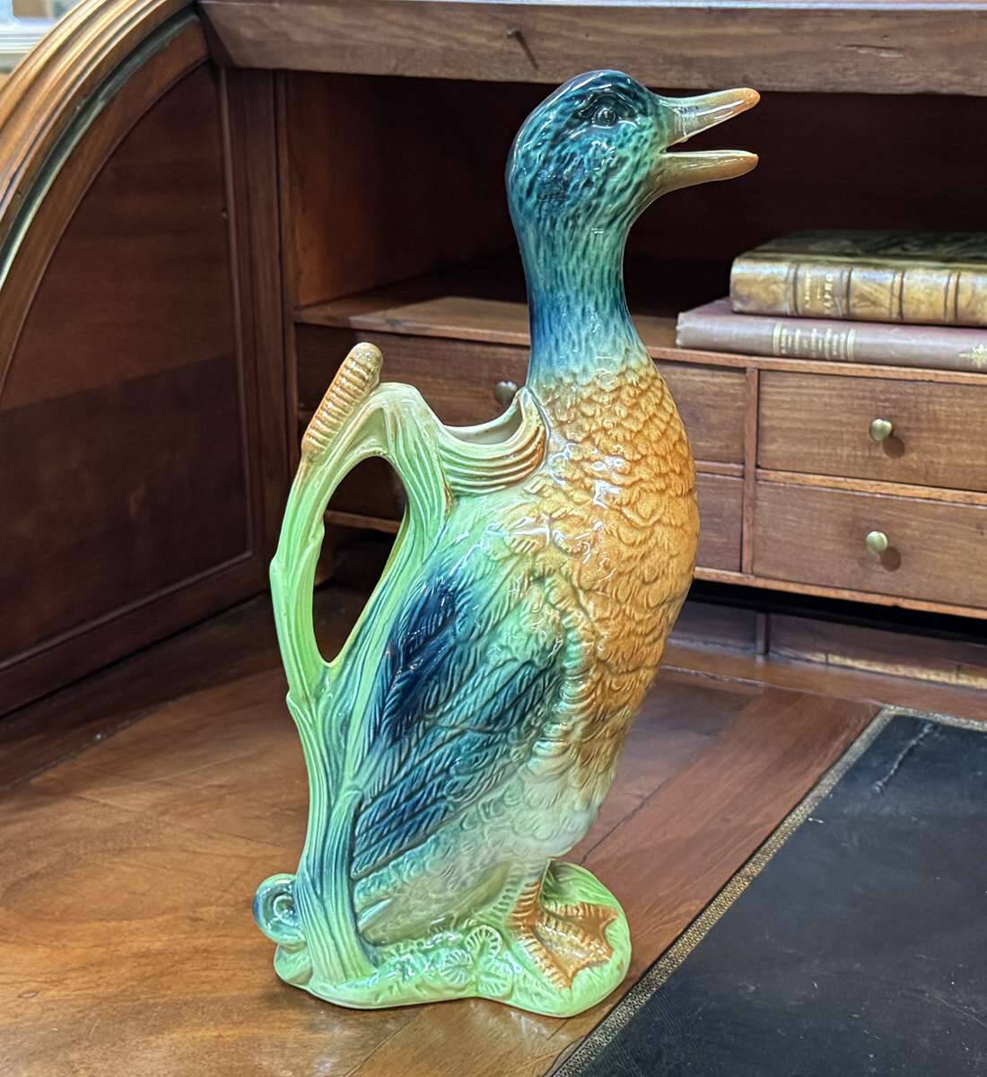 St Clément earthenware pitcher, work from the 1950s.