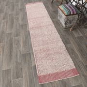 2x10 Rug For Hallway Pink & Beige Turkish Vintage Runner Rug, 61x291Cm SK 34962