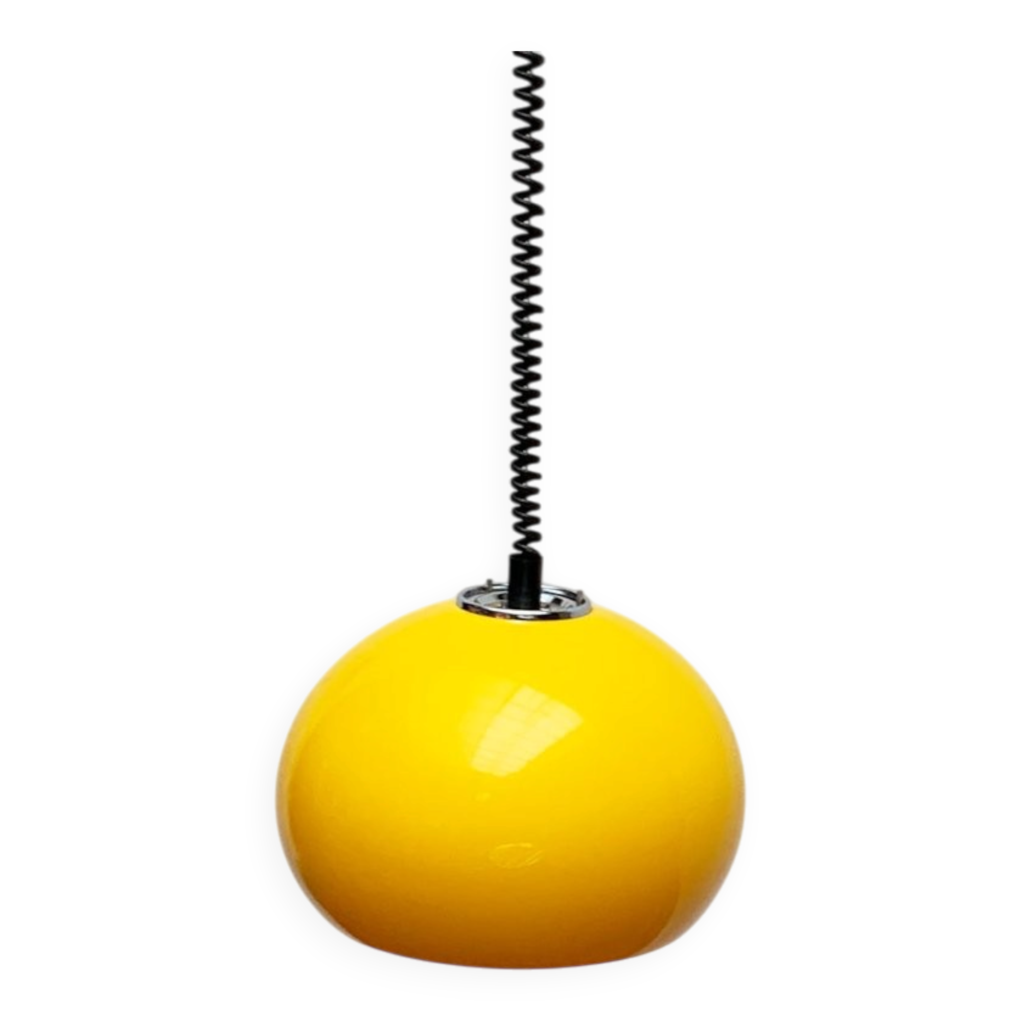 Italian pendant lamp Jolly in Space Age style from the mid-century by Luigi Massoni for Guzzini, 1960s.