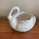 Ceramic swan pot cover