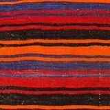 Old Turkish narrow Kilim Runner 272x51 cm shabby chic, vintage kelim