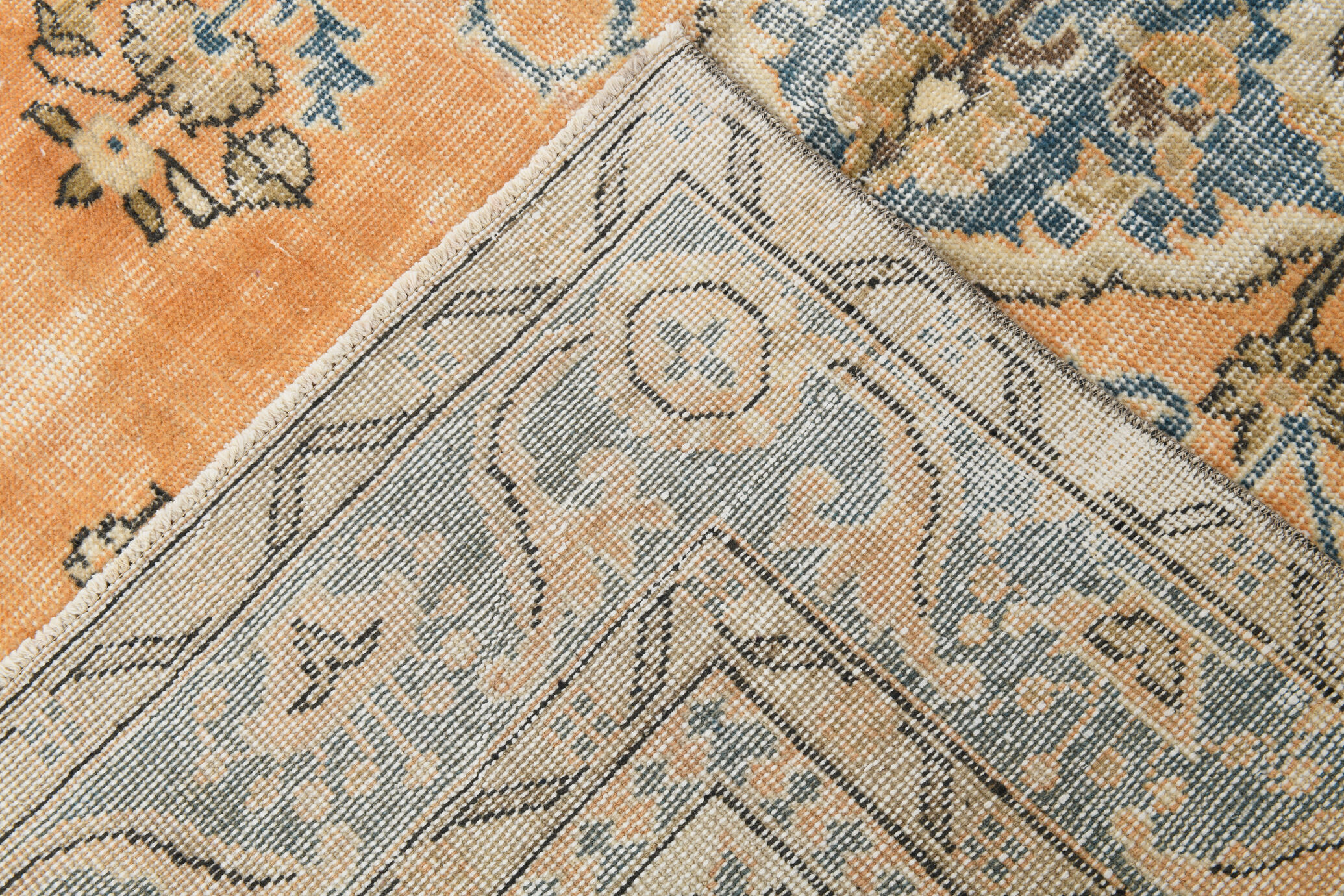 6x9 Antique Turkish Vintage Rug, 180x285Cm