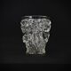 Unsigned Lalique Bacchantes vase in clear crystal, mid-20th century