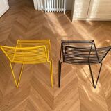 Pair of metal chairs by Hee Welling for Hay Design