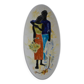 Large dish Edmund Ronaky California 1950s-60s