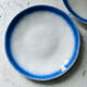 Pair of gradient blue plates