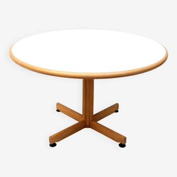 4x Round vintage dining table by Bruno Rey for Kusch and Co from the 1970s