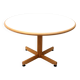 4x Vintage round dining table by Bruno Rey for Kusch and Co from the 1970s