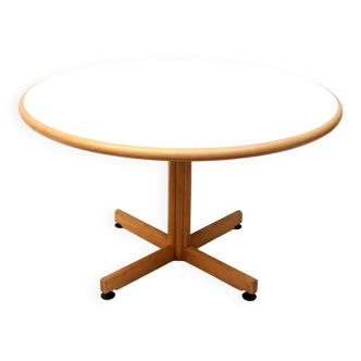 4x Round vintage dining table by Bruno Rey for Kusch and Co from the 1970s