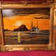 Painting Fishing in the Moonlight Acrylic on panel Roger Albano signed