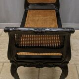 Louis XV style bench, canage bench